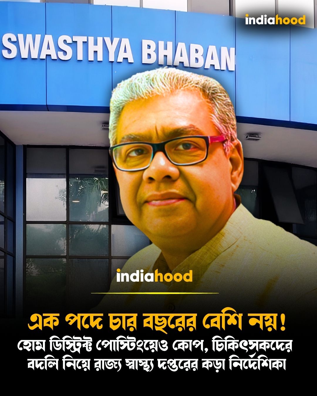 চিকিৎসকদের বদলি নিয়ে রাজ্য স্বাস্থ্য দপ্তরের কড়া নির্দেশিকা